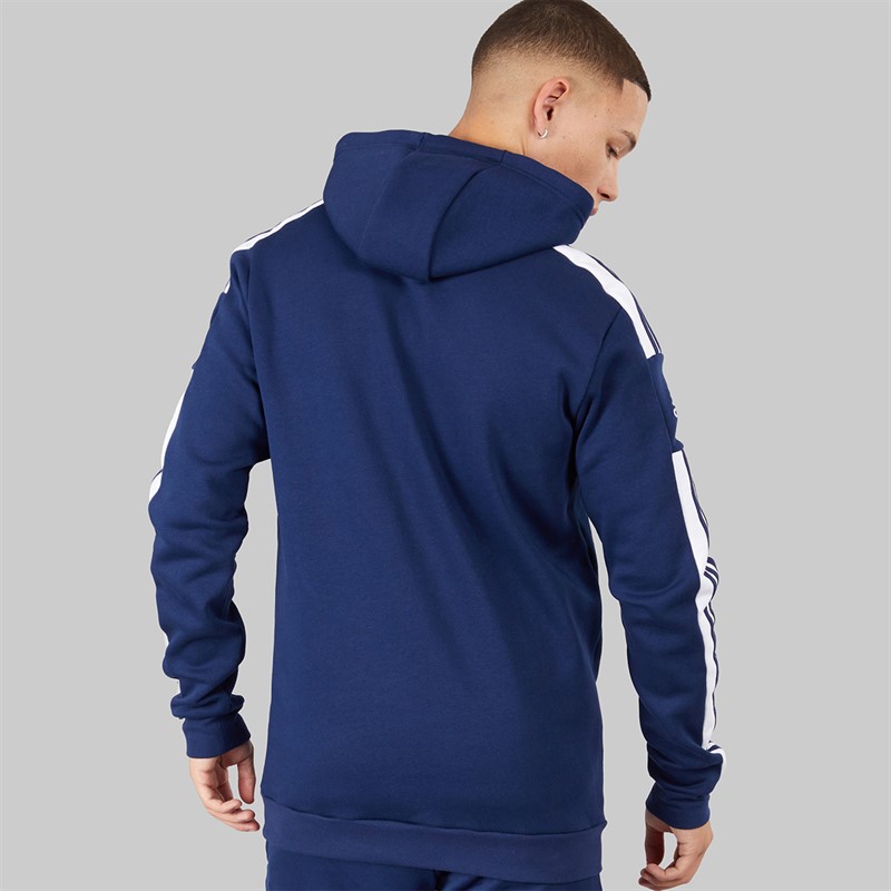 adidas Mens Squadra 21 Sweat Hoodie Team Navy Blue