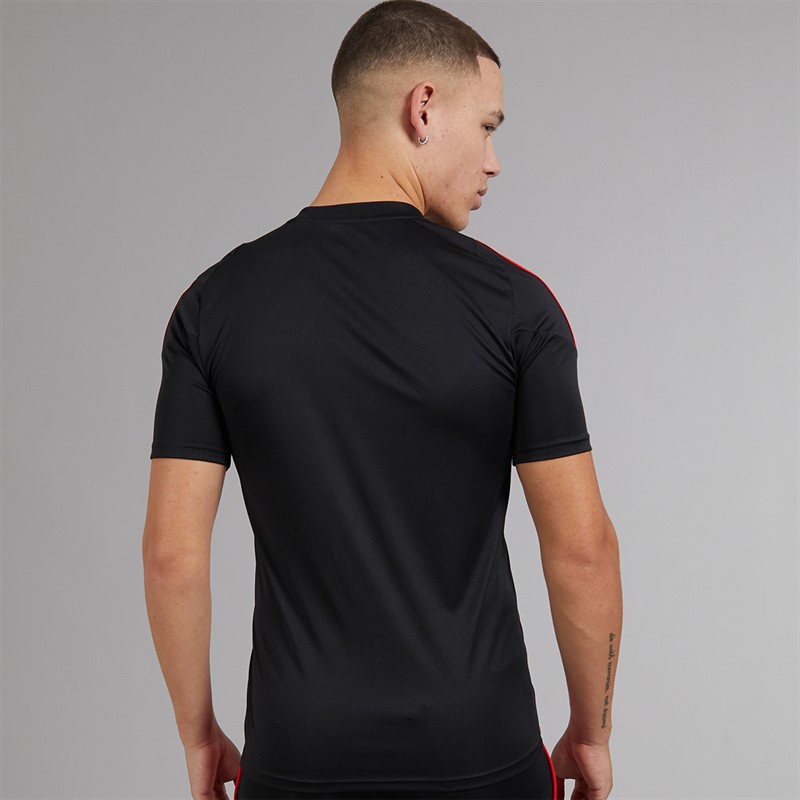 adidas Mens Tiro 24 T-Shirt Black/Pure Ruby