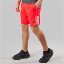 adidas Mens Sereno Aeroready 3-Stripes Shorts Lucid Red/Black/White
