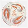 adidas Dame Euro 25 Finale Pro Officiel Kamp Fodbold (FIFA Kvalitet Pro Certificeret) Hvid/Silver Metallic/Lucid Lemon