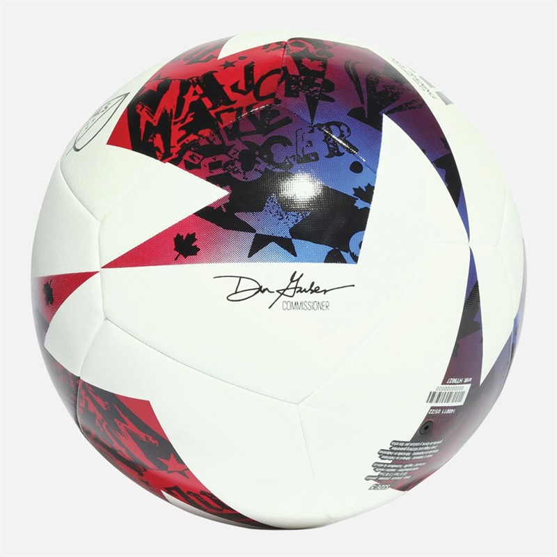 adidas MLS Training Football White/Blue/Red