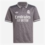 adidas Junior Boys RMCF Real Madrid 24/25 Third Jersey Charcoal