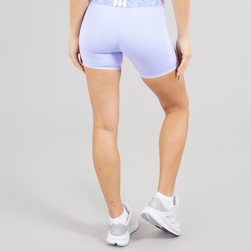 adidas Womens Own The Run Running Tight Shorts Violet Tone