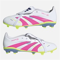 adidas Junior Predator League Celestial Victory Pack FT Firm Ground Football Boots Cloud White/Lucid Pink/Lucid Lemon