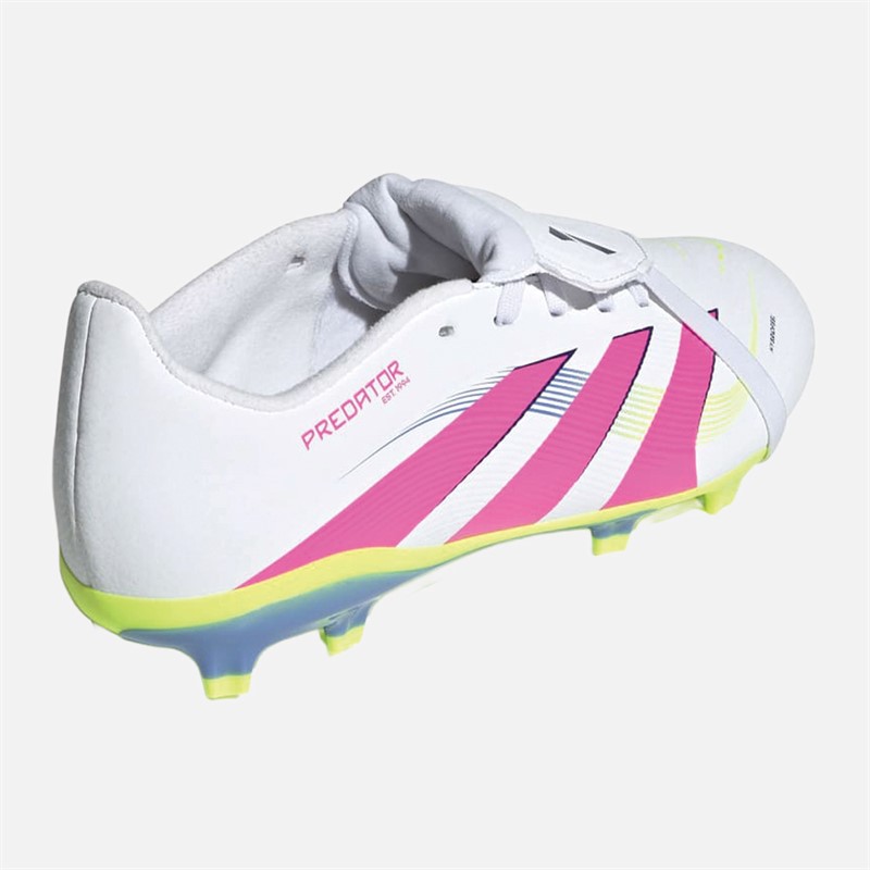 adidas Junior Predator League Celestial Victory Pack FT Firm Ground Football Boots Cloud White/Lucid Pink/Lucid Lemon