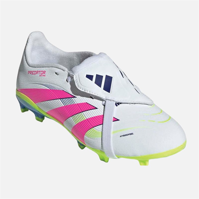 adidas Junior Predator League Celestial Victory Pack FT Firm Ground Football Boots Cloud White/Lucid Pink/Lucid Lemon