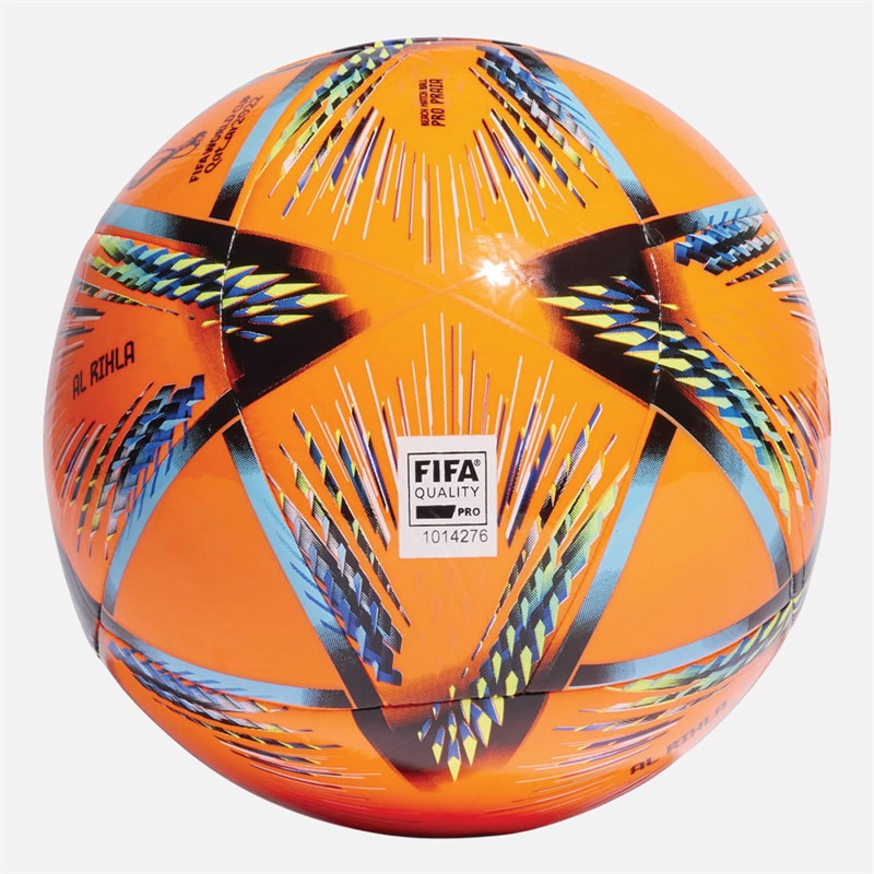 adidas World Cup 2022 Al Rihla Pro Beach Football (FIFA Quality Pro Certified) Solar Orange/Multi/Black