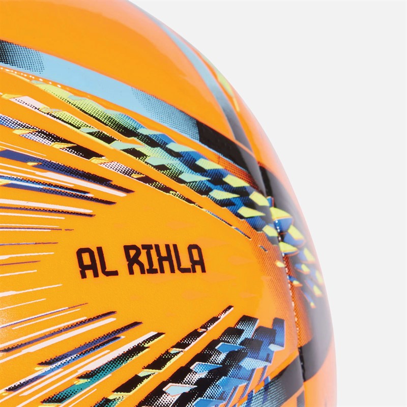 adidas World Cup 2022 Al Rihla Pro Beach Football (FIFA Quality Pro Certified) Solar Orange/Multi/Black
