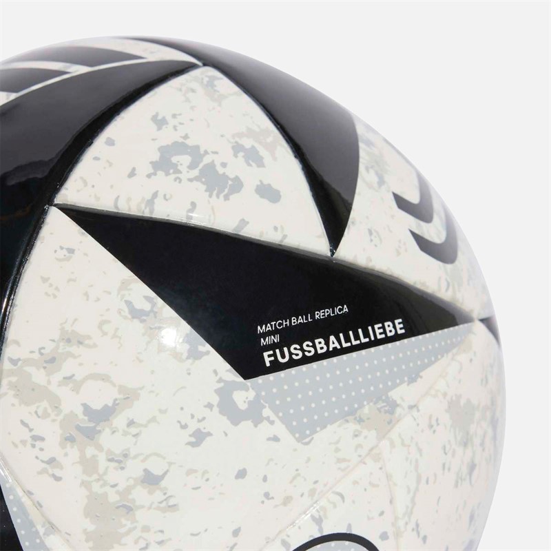 adidas JFC Juventus Home Mini Football White/Black/Light Solid Grey