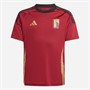 adidas Junior Boys RBFA Belgium 24/25 Home Fan Jersey Team Coll Burgundy 2
