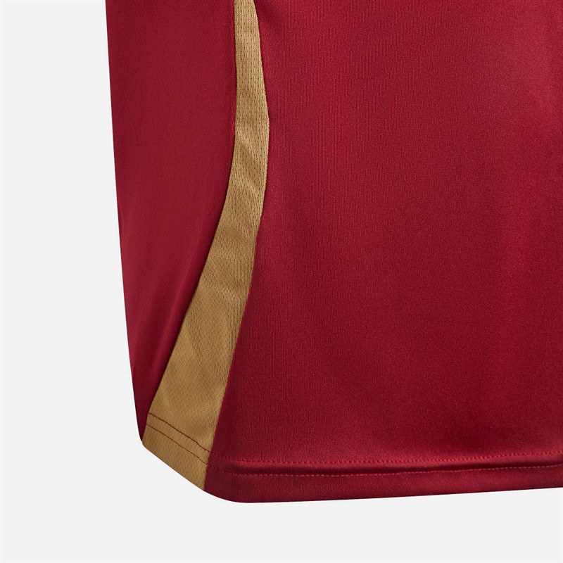 adidas Junior Boys RBFA Belgium 24/25 Home Fan Jersey Team Coll Burgundy 2