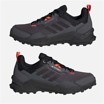 adidas Mens Terrex AX4 Hiking Shoes Grey Six/Solar Red/Carbom