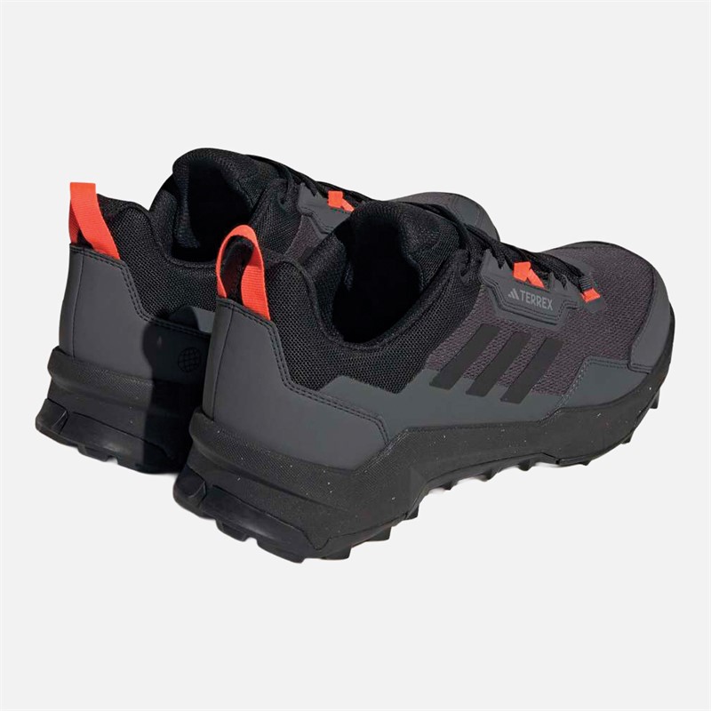 adidas Mens Terrex AX4 Hiking Shoes Grey Six/Solar Red/Carbom