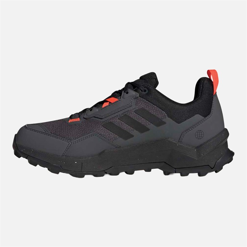 adidas Mens Terrex AX4 Hiking Shoes Grey Six/Solar Red/Carbom