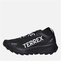 adidas Womens Terrex Agravic GTX Gore-Tex Trail Running Shoes Core Black/Silver Dawn/Grey Two