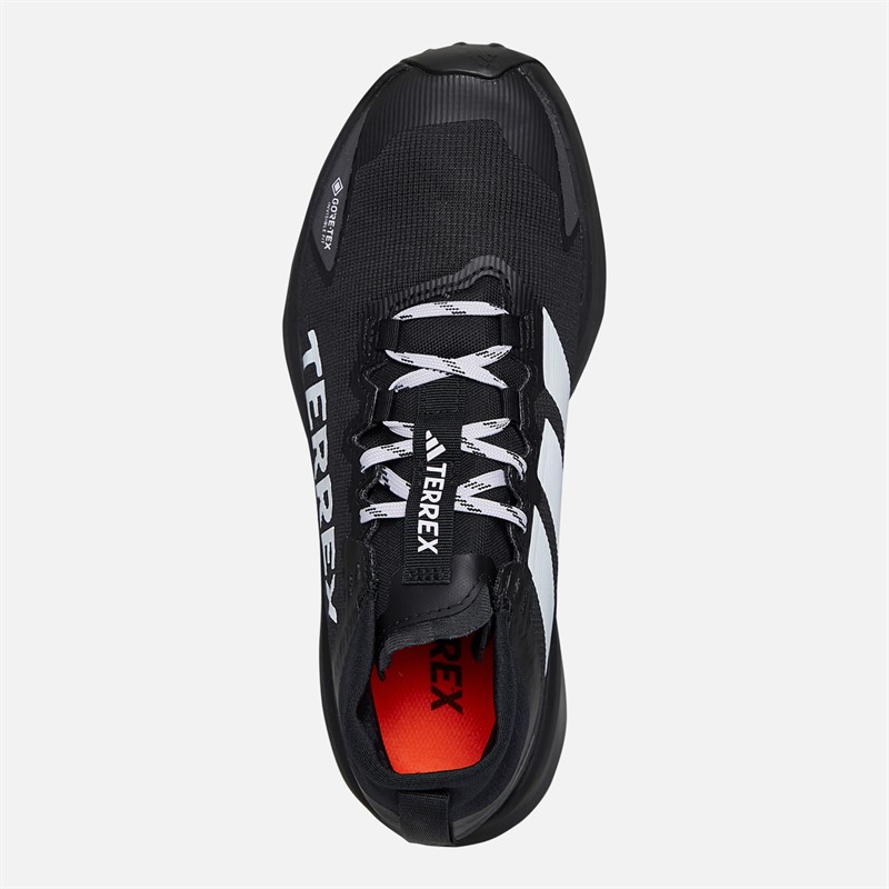 adidas Womens Terrex Agravic GTX Gore-Tex Trail Running Shoes Core Black/Silver Dawn/Grey Two