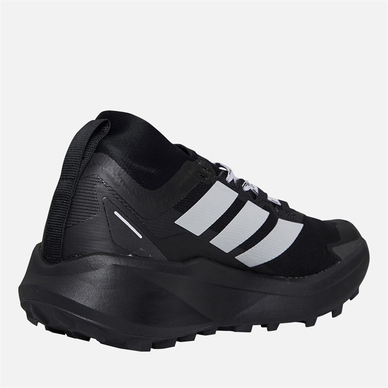 adidas Womens Terrex Agravic GTX Gore-Tex Trail Running Shoes Core Black/Silver Dawn/Grey Two
