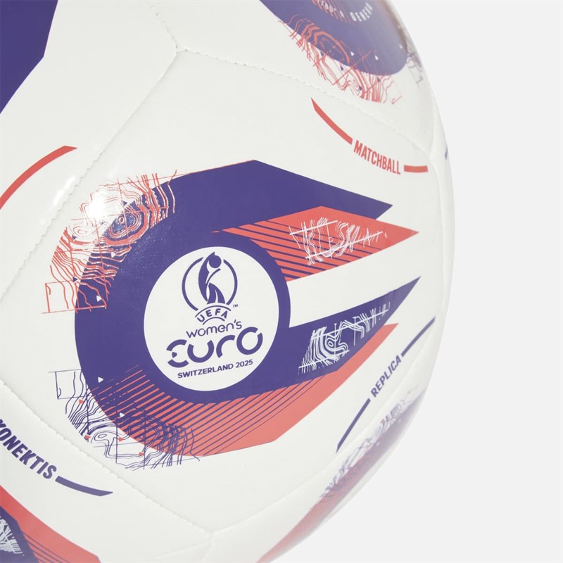 adidas Womens Euro 25 Club Training Football White/Panton/Multi
