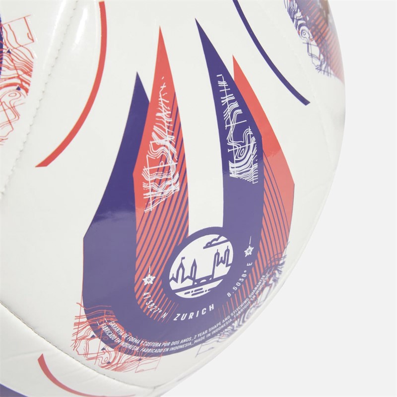 adidas Womens Euro 25 Club Training Football White/Panton/Multi