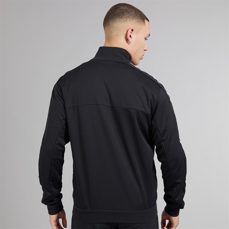 adidas Mens Tiro Wordmark Track Top Black/White