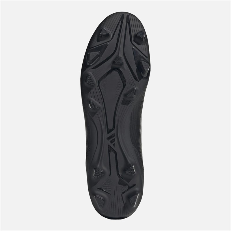 adidas Mens F50 Club FXG Flexible Ground Football Boots Core Black/Iron Metallic/Gold Metallic