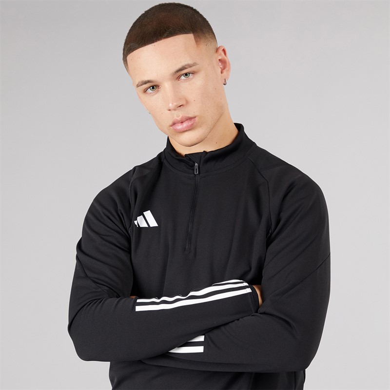 adidas Herren Tiro 23 Wettkampf Training Oberteil Schwarz