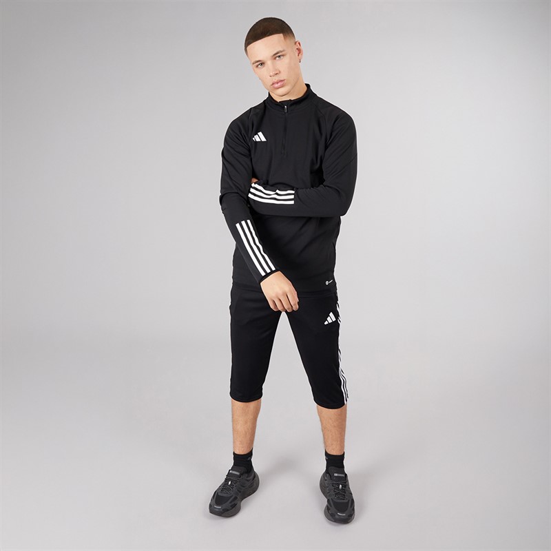 adidas Herren Tiro 23 Wettkampf Training Oberteil Schwarz