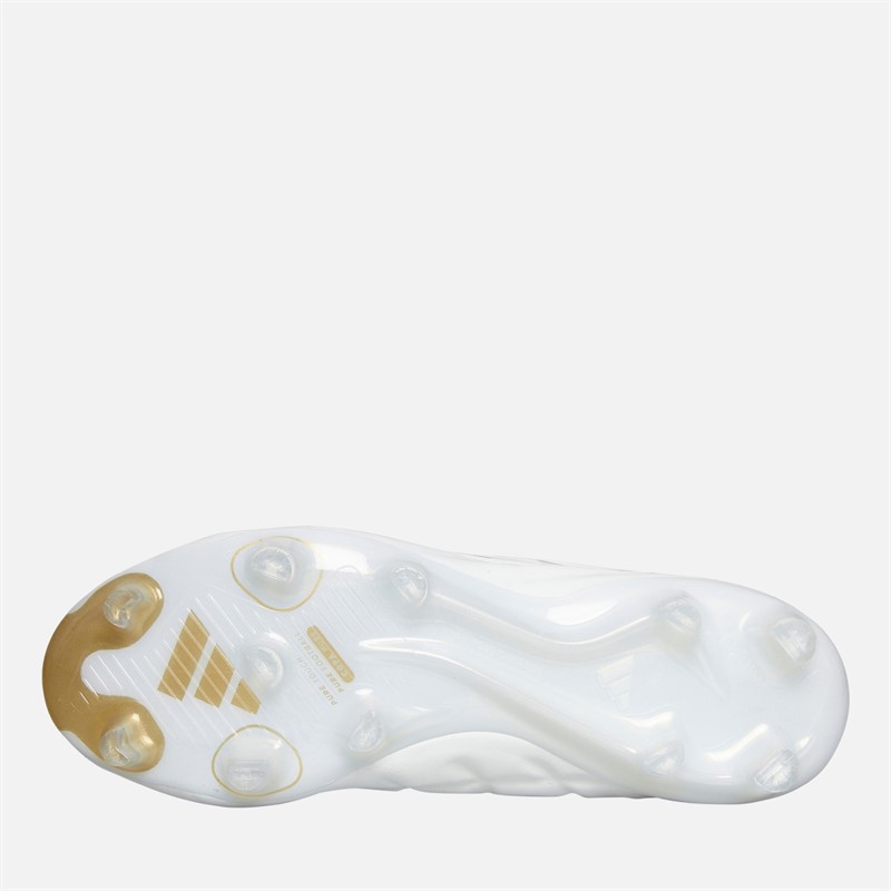 adidas Mens Copa Pure 2 Elite Dayspark Pack FG Firm Ground Football Boots Cloud White/Cloud White/Gold Metallic