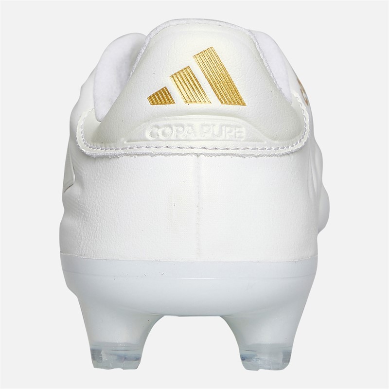 adidas Mens Copa Pure 2 Elite Dayspark Pack FG Firm Ground Football Boots Cloud White/Cloud White/Gold Metallic