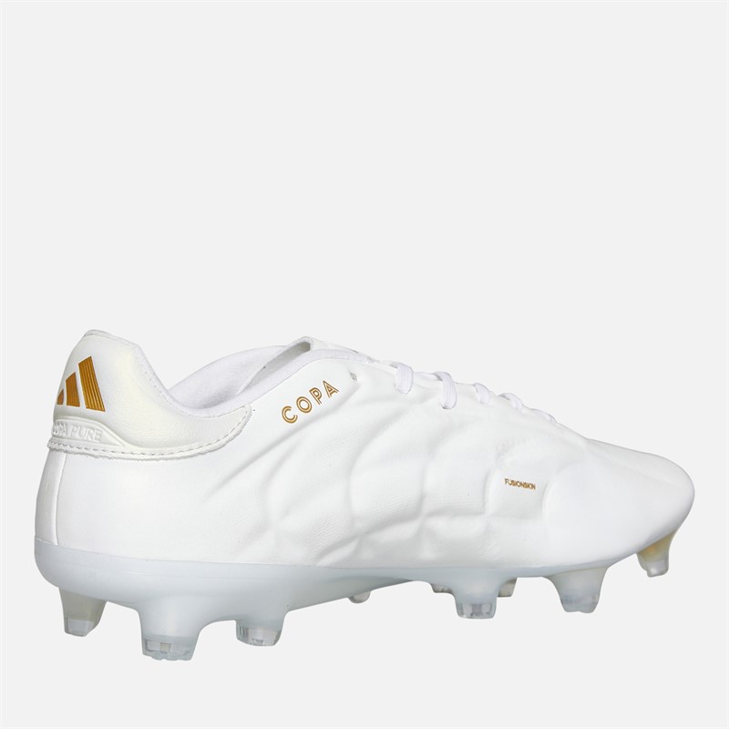 adidas Mens Copa Pure 2 Elite Dayspark Pack FG Firm Ground Football Boots Cloud White/Cloud White/Gold Metallic