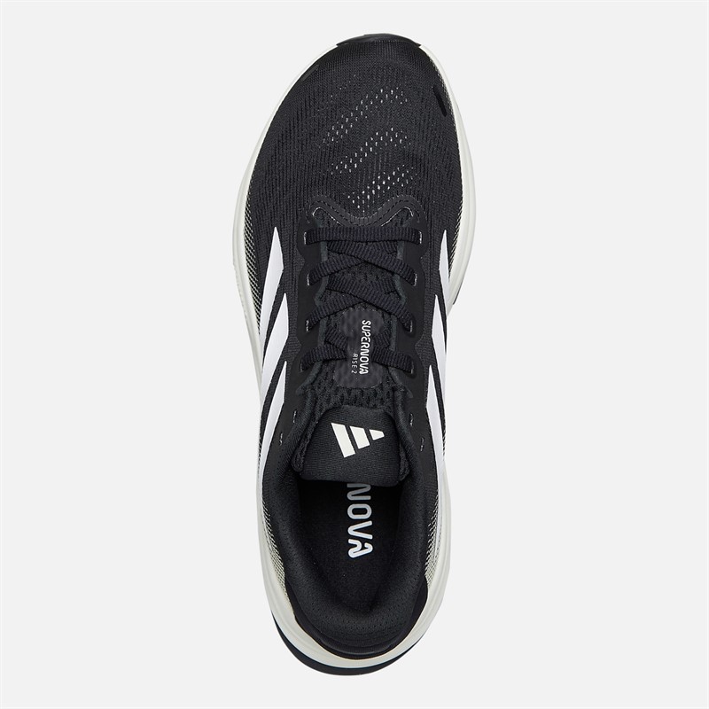 adidas Womens Supernova Rise 2 Neutral Running Shoes Core Black/Zero Metallic/Crystal White