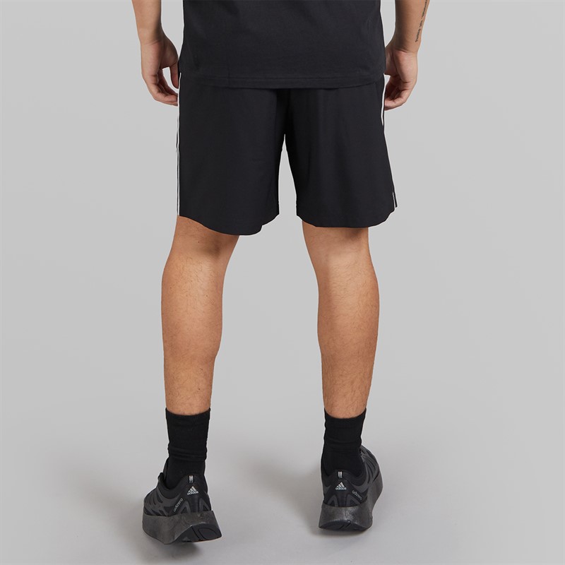 adidas Mens Essentials 3-Stripes Chelsea Shorts Black/White