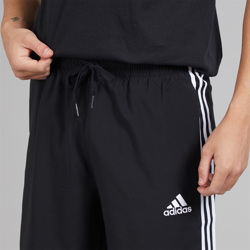 adidas Mens Essentials 3-Stripes Chelsea Shorts Black/White