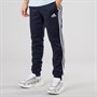 adidas Mens Essentials 3-Stripes Tapered Cuff Joggers Legend Ink/White