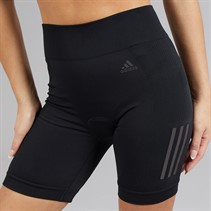 adidas Womens The Indoor Primeknit Cycling Shorts Black