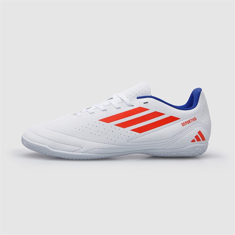 adidas Herre Deportivo III Indendørs Fodboldstøvler Cloud White/Solar Red/Lucid Blue