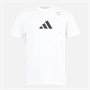 adidas Herren Handball Grafik T Shirt Weiß