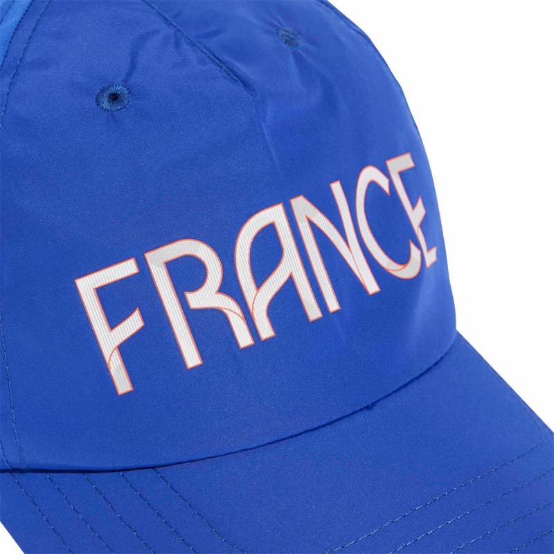 adidas FFR Team Frankrig Tech Kasket Semi Lucid Blue