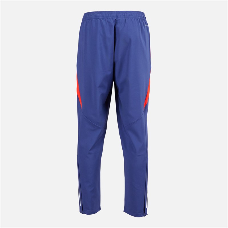 adidas Herre OL Olympique Lyon Præsentationsbukser Midnight Indigo/Bright Red/White Tint