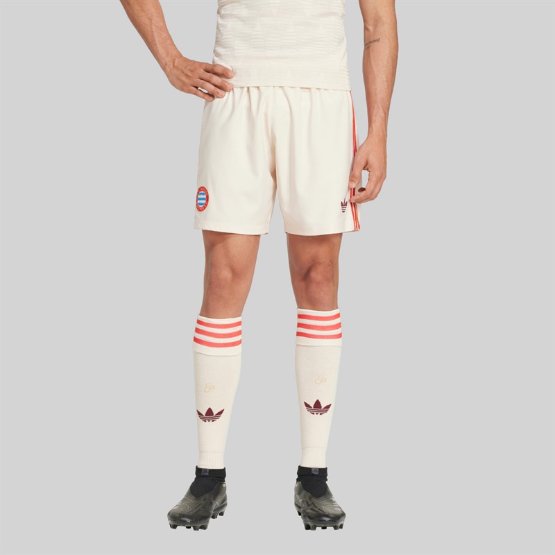 adidas Herre FCB FC Bayern München 24/25 Ægte Tredje Shorts Linen