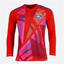 adidas Herren OL Olympique Lyon 24/25 Langarm Torwart Trikot Rot