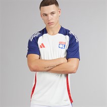 adidas Herren OL Olympique Lyon Trainings Trikot White Tint/Midnight Indigo/Bright Red