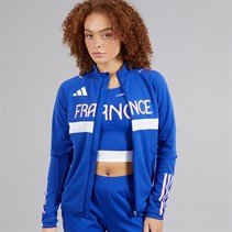 adidas FFR Team France Kurtka sportowa dla niej kolor Semi Lucid Blue