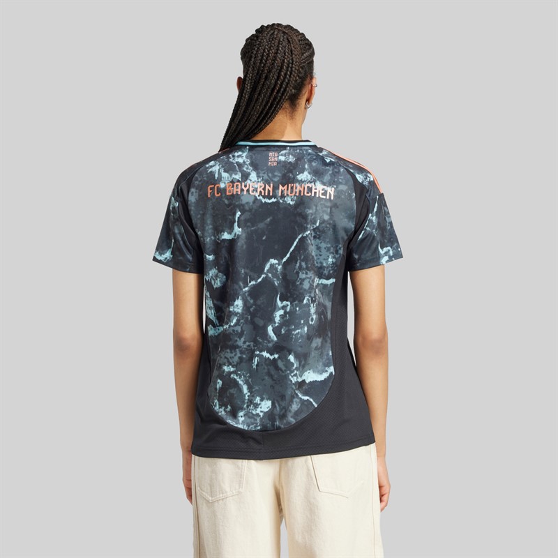 adidas Damen FCB FC Bayern München 24/25 Auswärtstrikot Schwarz