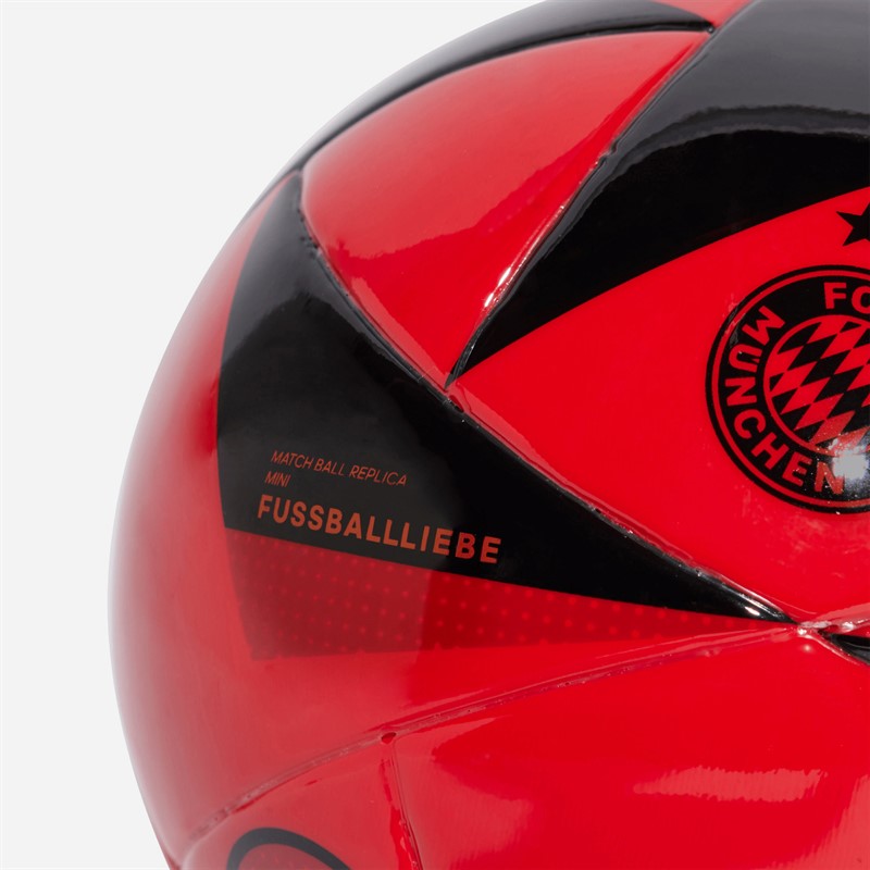 adidas FCB Bayern München Heim Mini Fußball Rot/Schwarz/Team Power Red 2