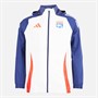 adidas Herre OL Olympique Lyon All Weather Jakke White Tint/Midnight Indigo/Bright Red
