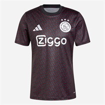 adidas Herren AFC Ajax Vorbereitung Trikot Schwarz
