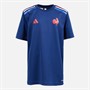 adidas Junior Junge FFC Frankreich Rugby Heim Trikot Dark Blue