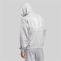 adidas Ant Edwards Graphic Hoodie dla niego kolor Medium Grey Heather