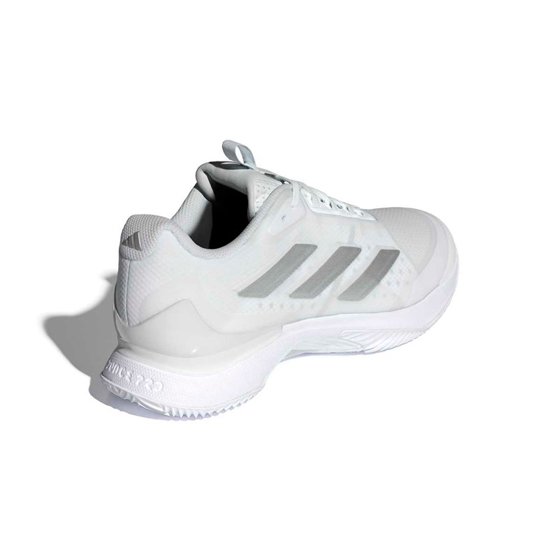 adidas Dame Avacourt 2 Clay Tennis Sko Cloud White/Silver Metallic/Hvid